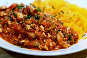 Turkey Bolognese - delish!