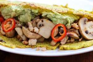 Vietnamese turkey pancakes