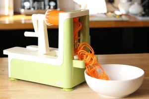 Spiralizing carrot