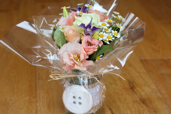 Beautiful flowers from my lovely son and his wife